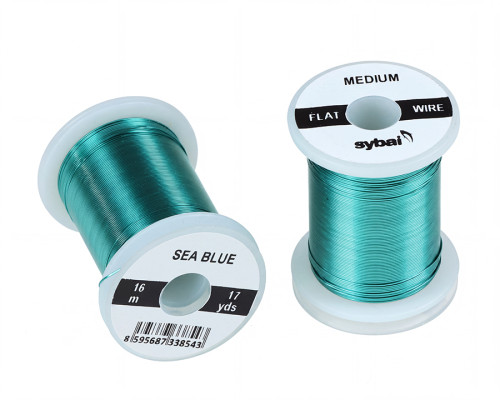 Flat Colour Wire, Medium, Sea Blue Flat Colour Wire, Medium, Sea Blue